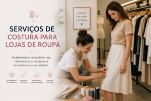 Serviços de costura para lojas de roupa