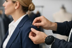 Como ajustar ombros de blazer sem estragar o corte
