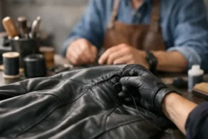 Um casaco de couro pode ser reparado?