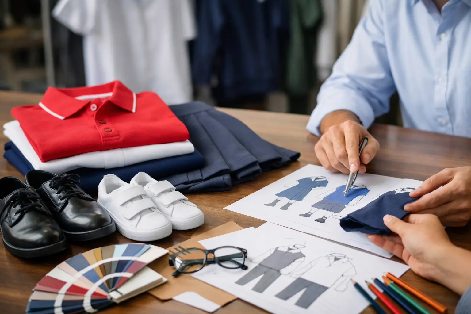 Alteração de uniforme escolar sem erros