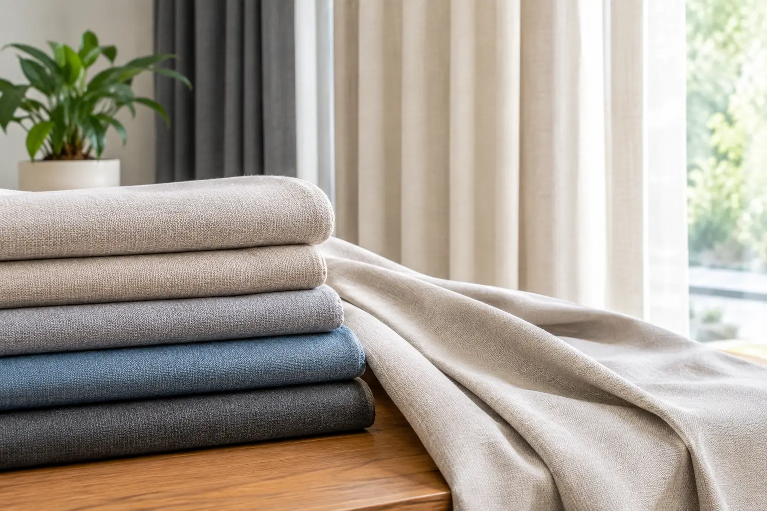 Melhores tecidos para cortinados duráveis