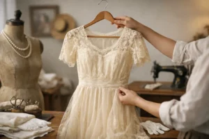 Recuperação de Vestido Vintage Sem Perder a História