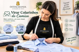 Como recuperar gola de camisa sem estragar a peça