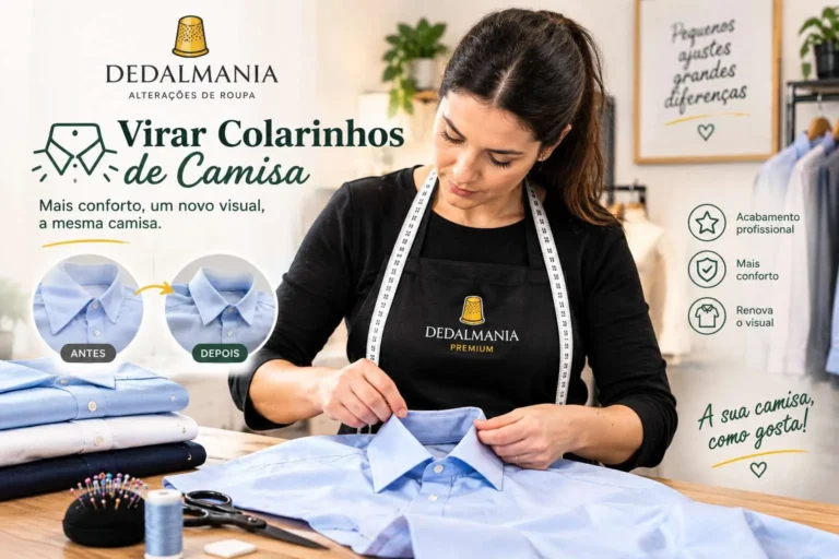 Como recuperar gola de camisa sem estragar a peça